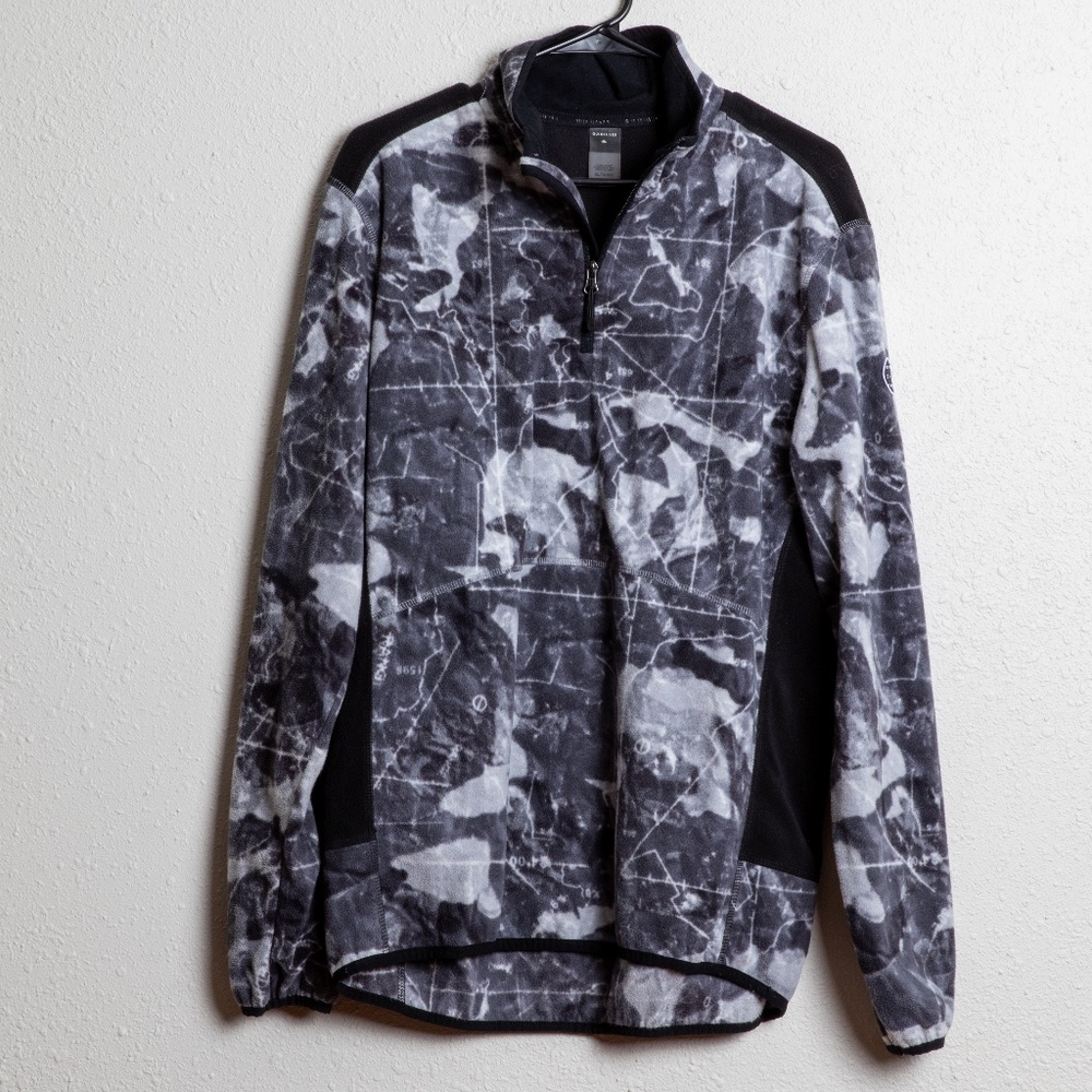 Quiksilver XL Quarter Zip Fleece Thermal Base Layer